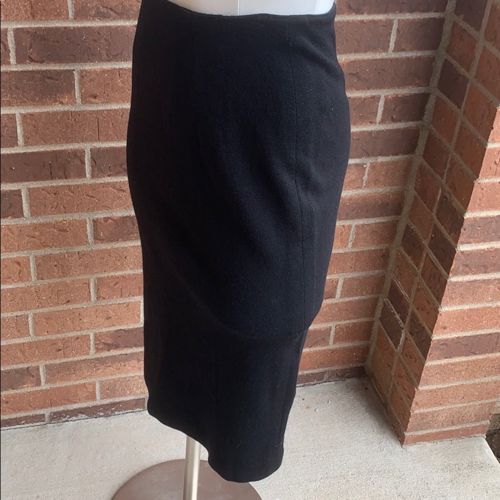 Vintage Coltalia black wool Italian skirt